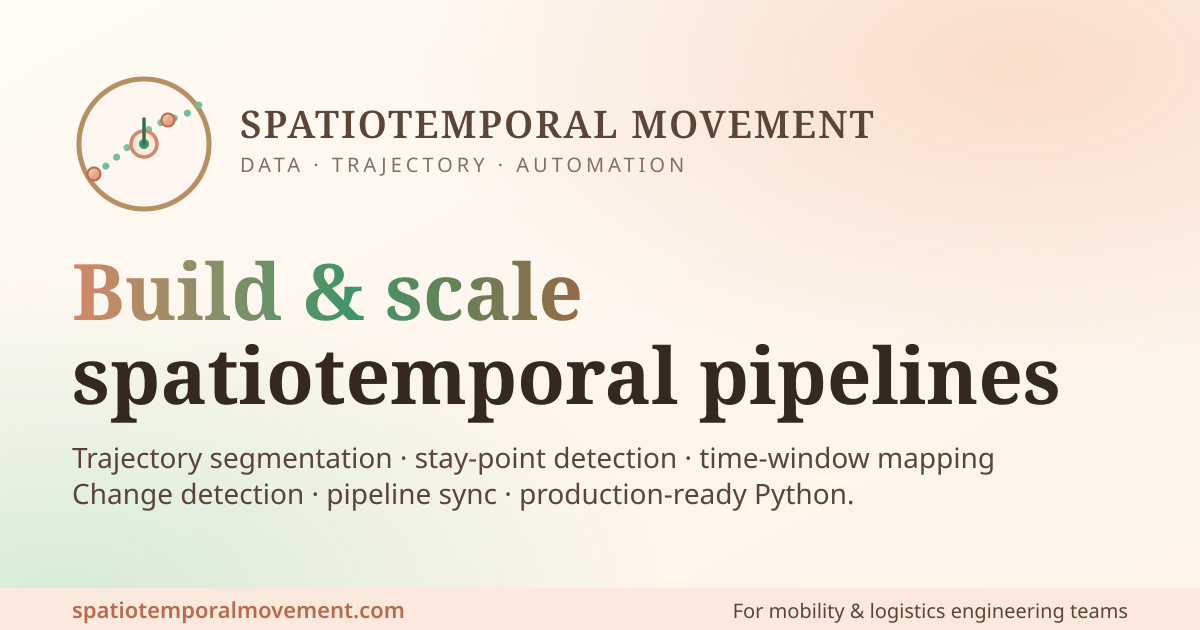 Temporal Aggregation & Window Mapping for Movement Data…